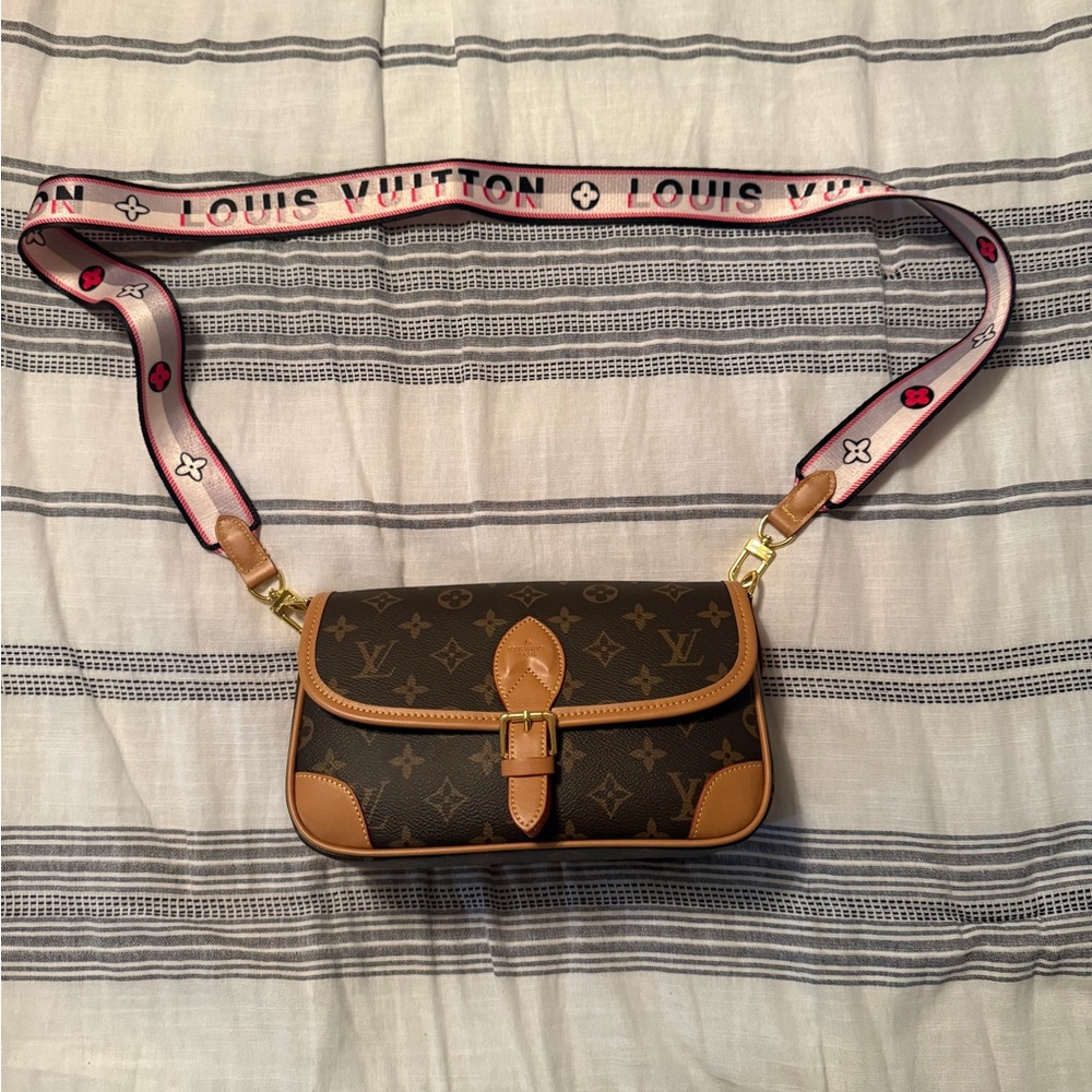 Monogram Brown Crossbody Bag